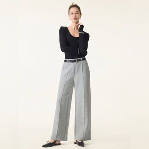 OGL High Waisted Straight Leg Pull On Pant fuzzluxe SIZE M NWT